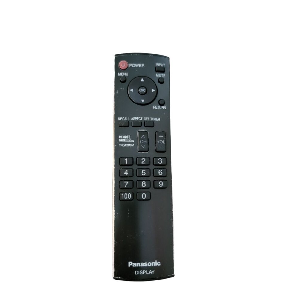 Genuine Panasonic Display Remote Control TNQ4CM051 Tested and Works